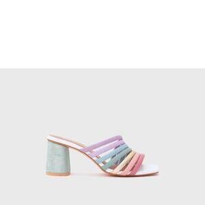 NEW BUTRICH sweet sunshine straps heels in multi